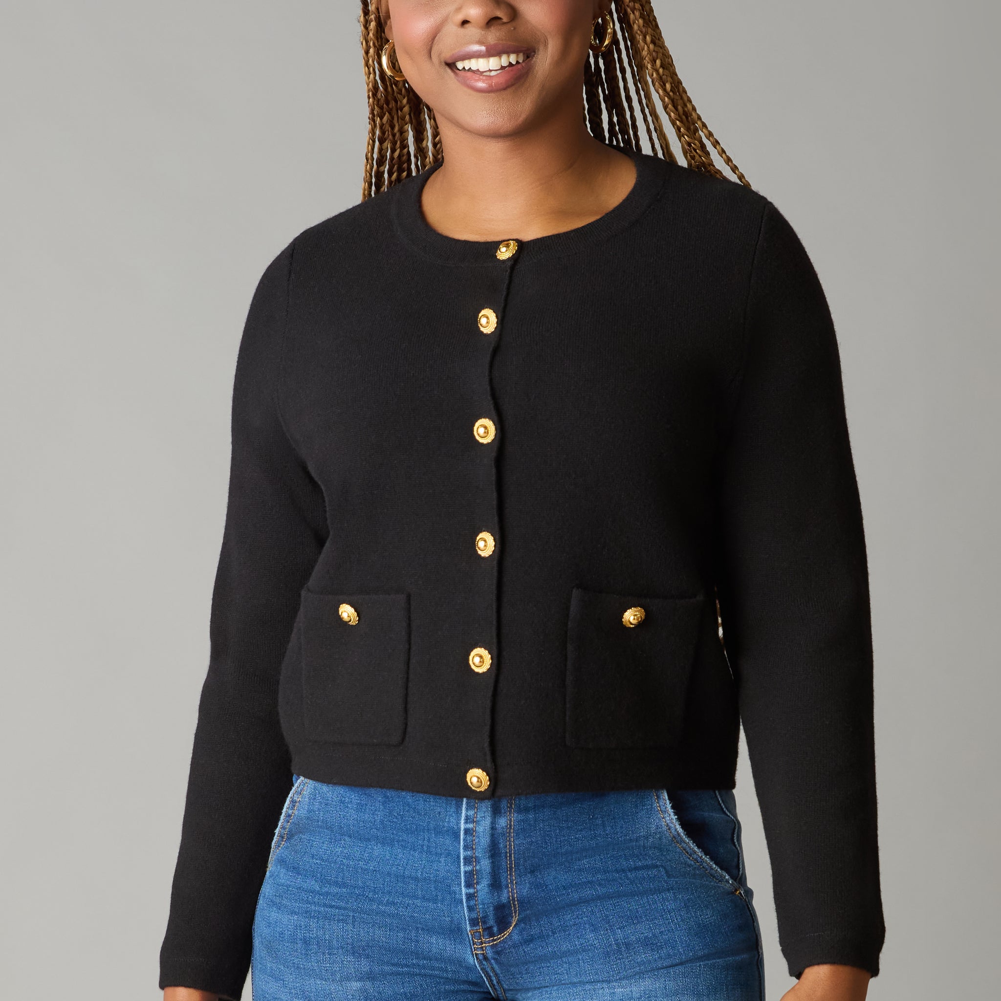 Merino Wool Cardigan Jacket
