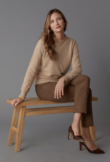 Sand Dune Heather Crew Neck